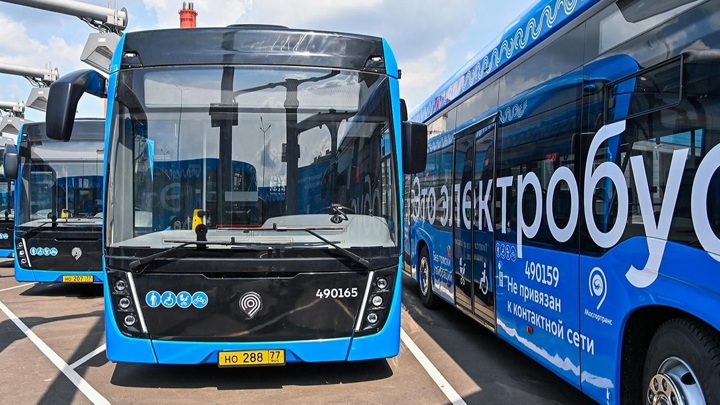 Moskova'da Toplu Taşıma Otobüsleri Tamamen Modernize Edildi