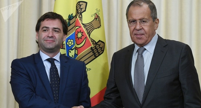 Lavrov, Moldova Dışişleri Bakanı Nicolae Popescu ile görüştü