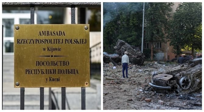 Polonya: Rusya Kiev'deki Büyükelçilik Binamızı Vurdu