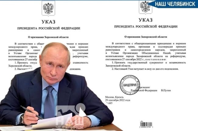 Putin 2 bölgenin daha bağımsızlık belgesini imzaladı!