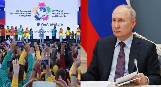 Putin, ŞİÖ ülkelerini Dünya Gençlik Festivali'ne davet etti