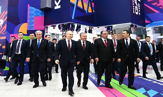 Putin, Tataristan'da 5 devlet lideriyle görüştü