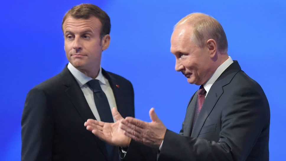 Putin, Uzun Aradan Sonra İlk Kez Macron İle Görüştü