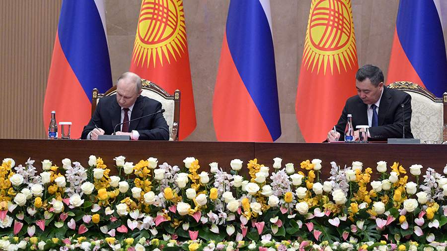 Putin ve Japarov Bişkek'te Stratejik İş Birliği Deklarasyonu İmzaladı