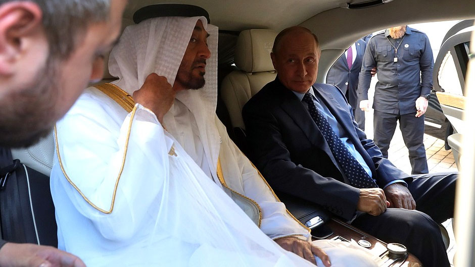 Putin, yeni limuzinini Abu Dabi Veliaht Prensi’ne gösterdi