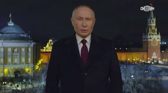 Putin’den yeni yıl kutlamasında "çalışmada ve çatışmada" birlik mesajı