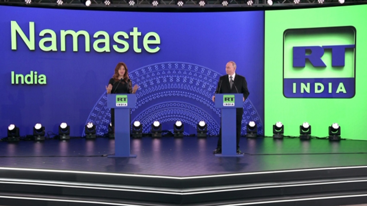 RT Televizyon Kanalı Hindistan'da Yayına Başladı