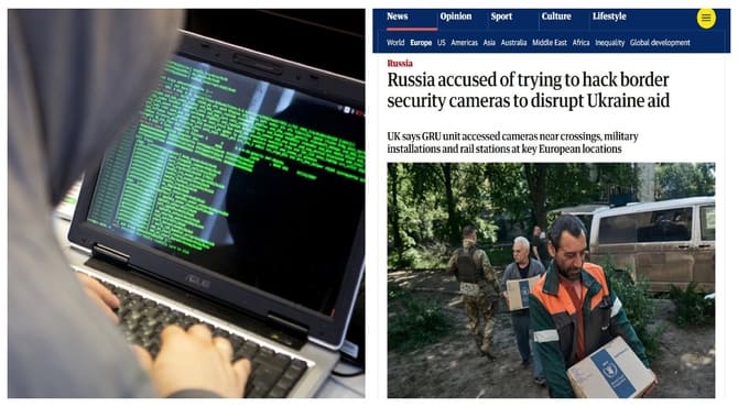 Rus Hackerlar, 10.000 Kamerayı Ele Geçirdi; Ukrayna'ya Giden Yardımlar Takipte