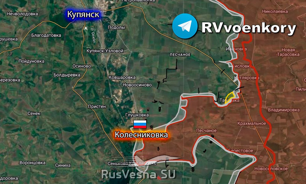 Rus Ordusu Harkov Bölgesindeki Kolesnikovka Köyünü Ele Geçirdi