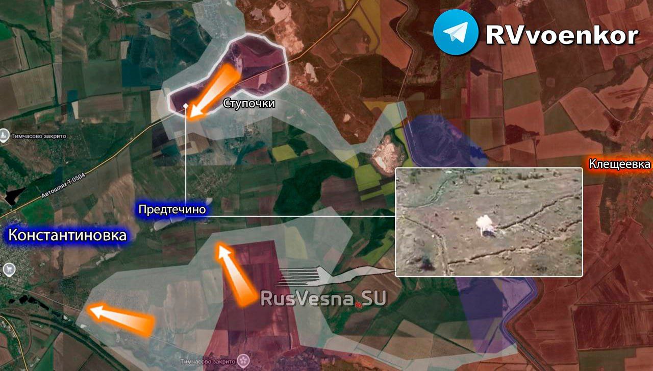 Rus Ordusu Konstantınovka’ya Doğru İlerliyor