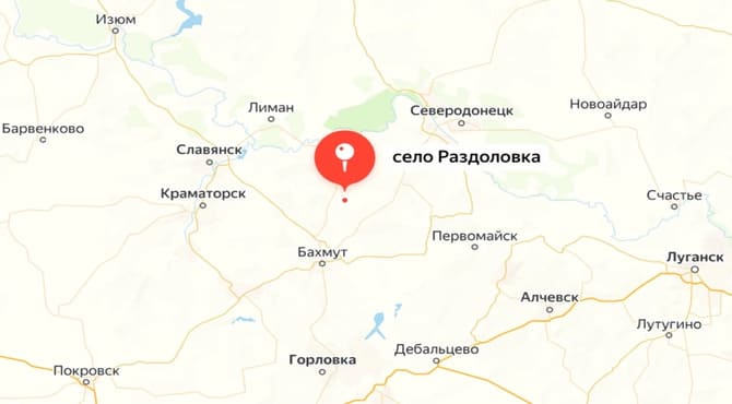 Rus ordusu, Razdolovka köyünü kontrolü altına aldı
