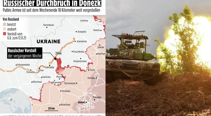 Rus Ordusu, Ukrayna Savunmasını 18 Km Yararak Kritik Yola Ulaştı