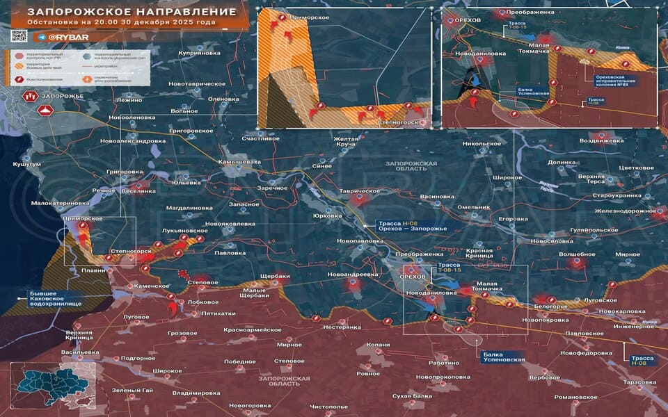 Rus Ordusu Zaporijya Cephesinde İlerliyor