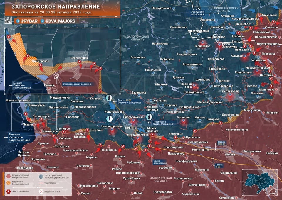 Rus Ordusu Zaporojya Yönünde İlerliyor