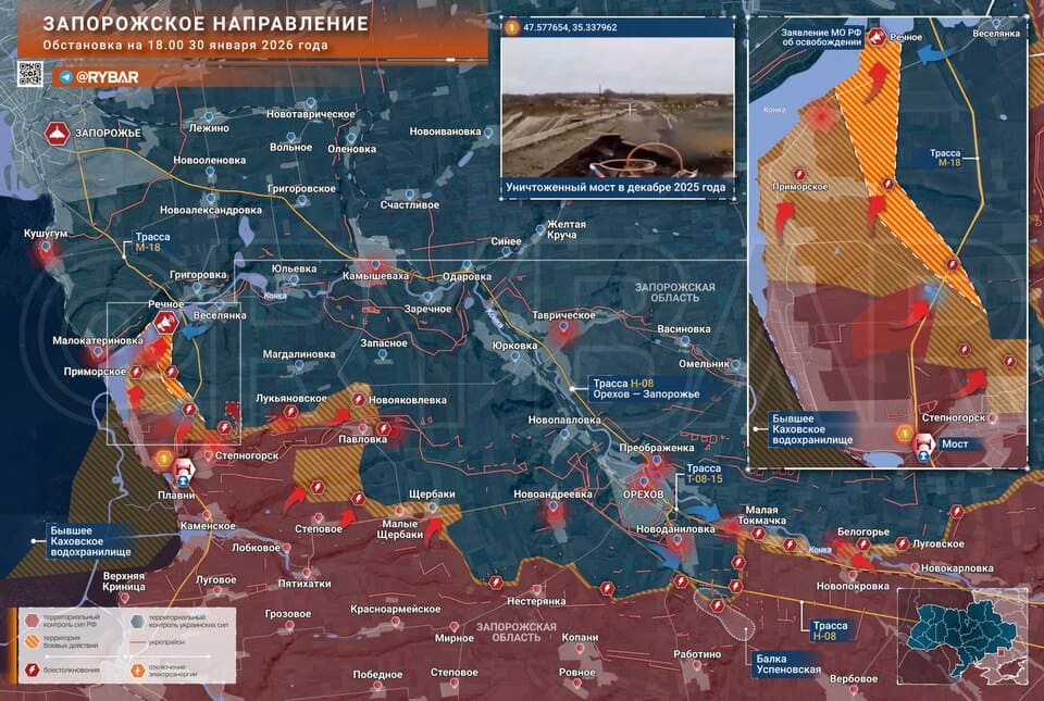 Rus Ordusu Zaporojya'ya Doğru İlerliyor