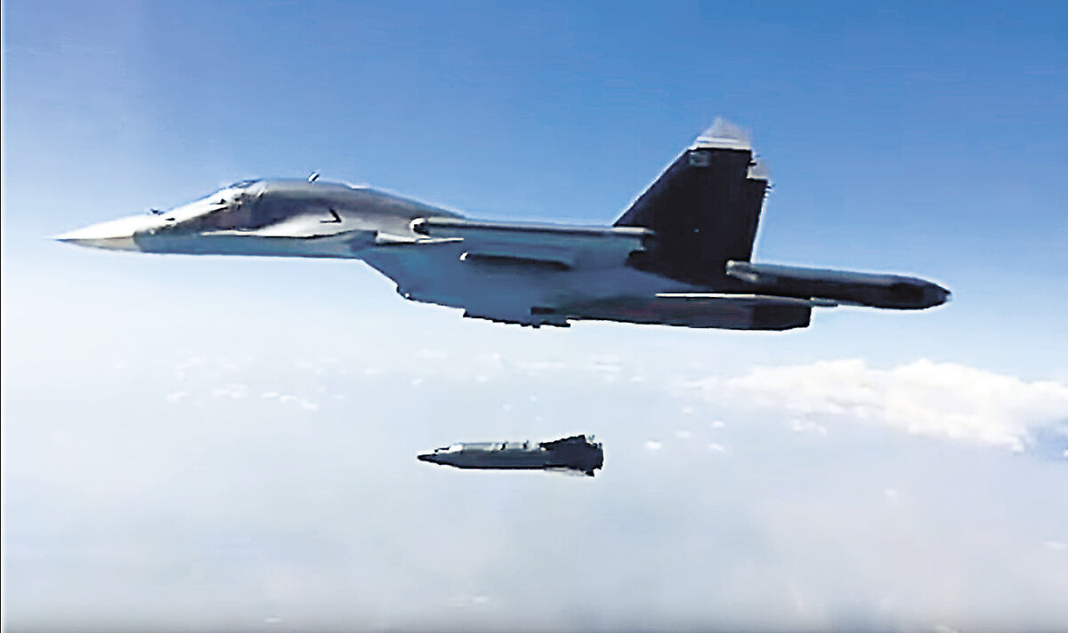 Rusya İlk Kez Jet Motorlu Güdümlü Bombalar Kullanmaya Başladı