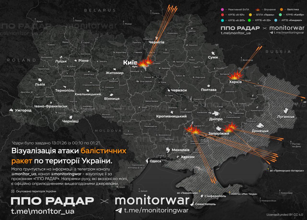 Rusya Ukrayna'nın Enerji Altyapısına Yeni Füze Saldırıları Düzenledi