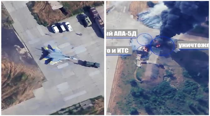 Rusya, Ukrayna'nın İki MiG-29 Savaş Uçağını Vurdu
