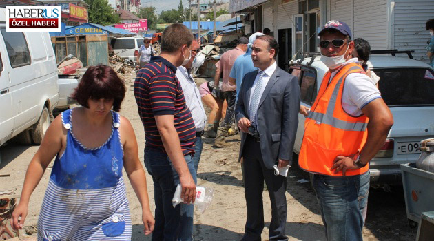 Türk iş dünyası Rusya’da sel felaketinin yaralarını sardı