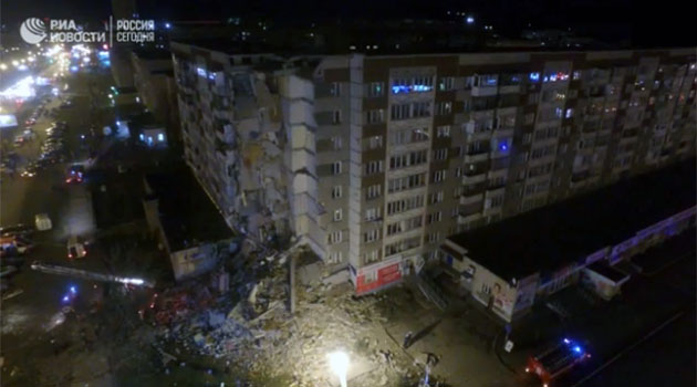 Rusya'da çöken binadaki ölü sayısı 7'ye yükseldi