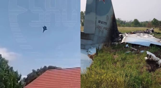 Rusya’da Su-30 savaş uçağı düştü