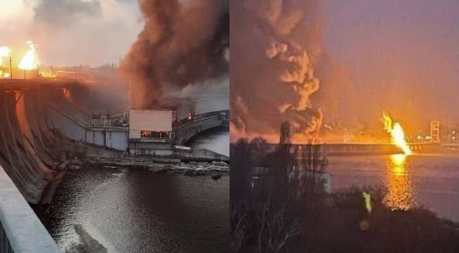 Rusya’dan Ukrayna’ya geniş çaplı misilleme saldırıları: Dinyeper Barajı da vuruldu
