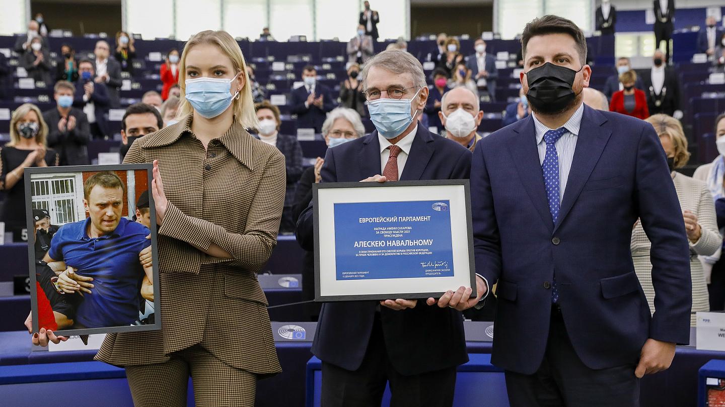 Saharov Düşünce Özgürlüğü Ödülü'nü Navalnıy adına kızı aldı