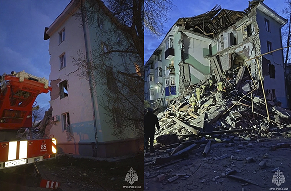 Samara’ya İHA Saldırısı: Apartman Çöktü, 2 Ölü