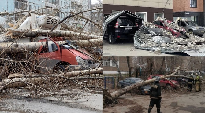 Sibirya'yı kasırga vurdu, 4 kişi öldü, 264 bin kişi elektriksiz kaldı