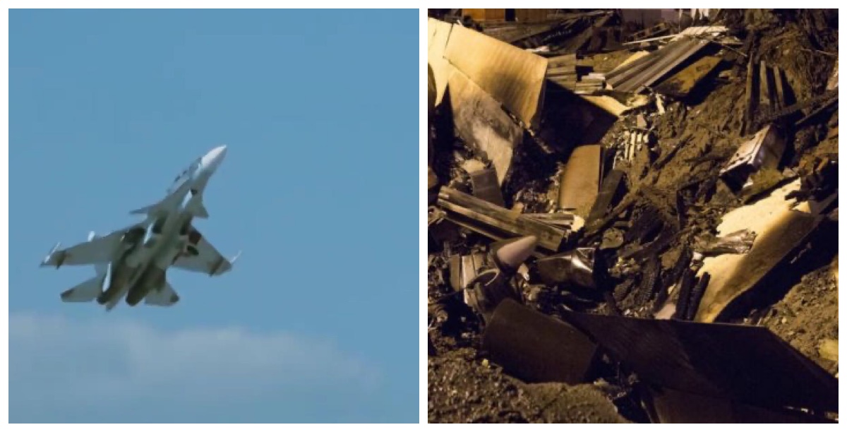 Su-30 Savaş Uçağı Düştü, Mürettebat Hayatını Kaybetti