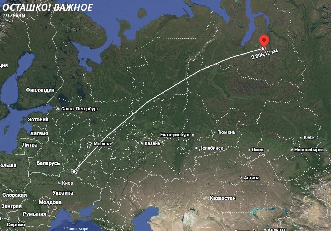 Ukrayna 3 Bin Km Uzaktaki Yamalo-Nenets’e Saldırdı