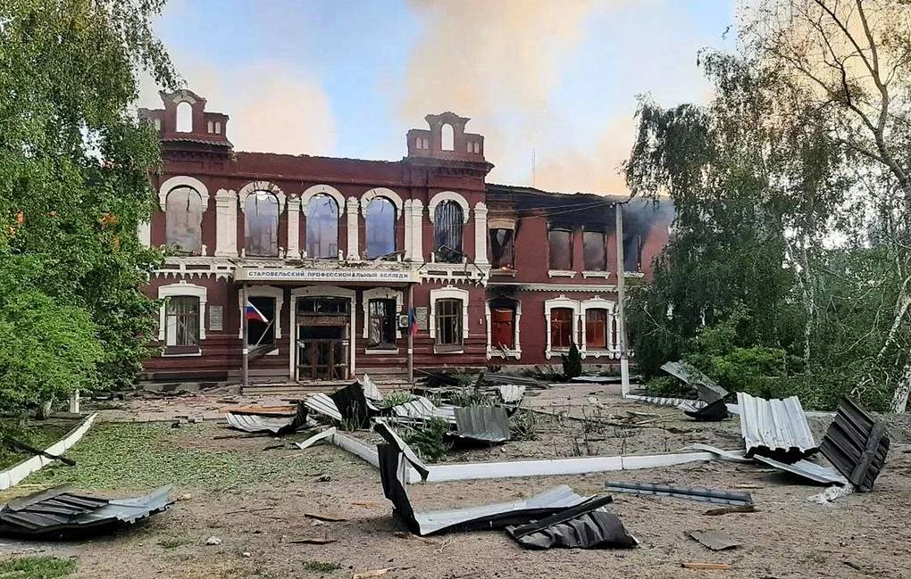 Ukrayna İHA'larla Kolej ve Yurt Binasını Vurdu, 6 Ölü, 40 Yaralı