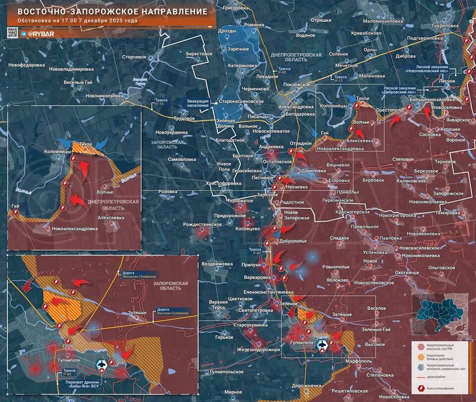 Ukrayna'nın Savunma Hattı Kırıldı, Rus Birlikleri Zaporijya'da İlerliyor