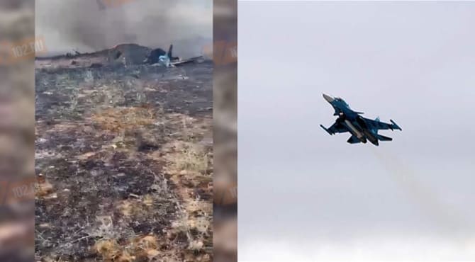 Volgograd’da Su-34 Savaş Uçağı Düştü