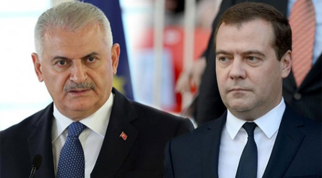 Başbakan Yıldırım’dan Medvedev’e taziye mesajı