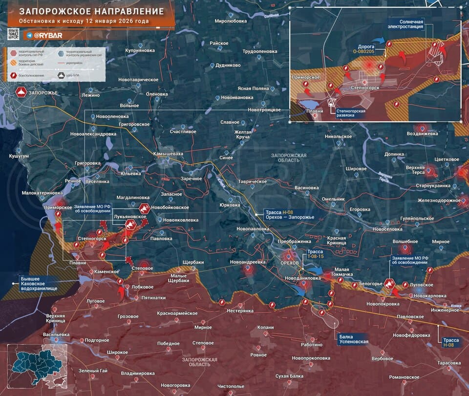Zaporojya Bölgesinde Rus İlerleyişi Devam Ediyor