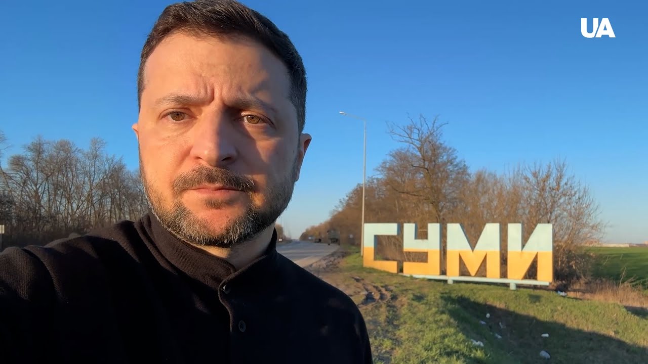Zelenskiy, Rusya Sınırına Sürpriz Ziyarette Bulundu
