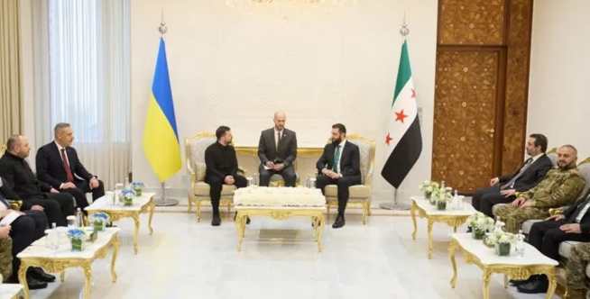 Zelenskiy Şam'a Gitti, Görüşmeye Fidan da Katıldı