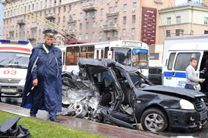 Rusya’da trafik kazasında 4 polis hayatını kaybetti