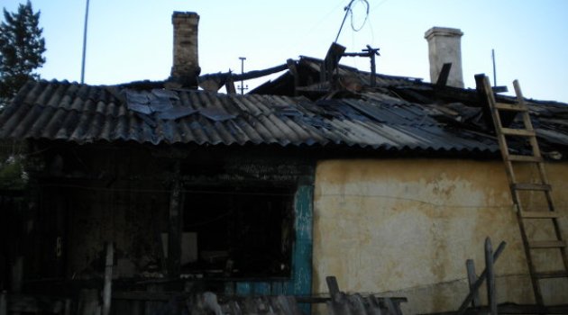 Rusya'da yangın: 5 kişilik aile yok oldu