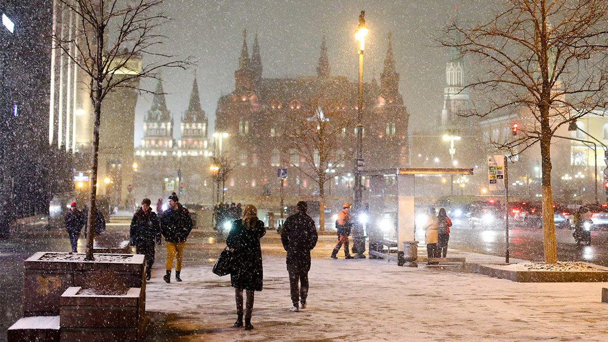 Hafta sonu Moskova bölgesine kar geri dönecek