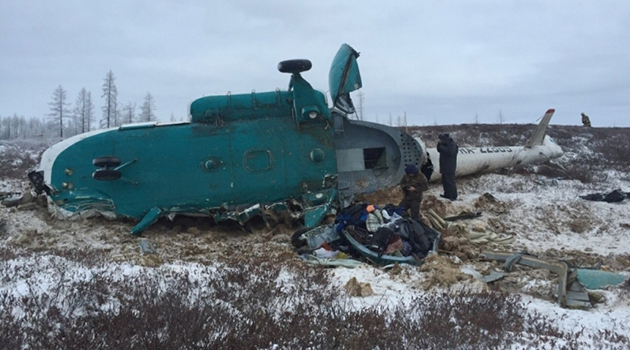 Sibirya’da helikopter faciası: 19 ölü