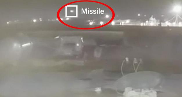 İşte İran'da düşürülen yolcu uçağının füzelerle vurulma anı! - video