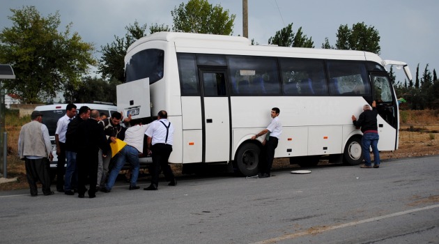 Rus turistleri taşıyan otobüs kaza yaptı: 4 turist yaralı 