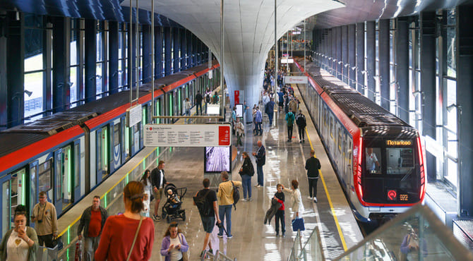 Moskova Metrosu Potapovo İstasyonu Hizmete Açıldı