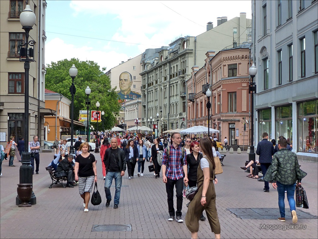 Moskova’nın merkezi Arbat yenileniyor