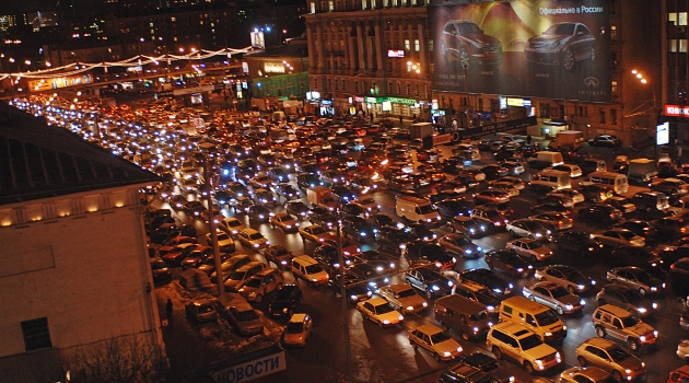 Trafik sıkışıklığında Moskova lider, İstanbul ikinci