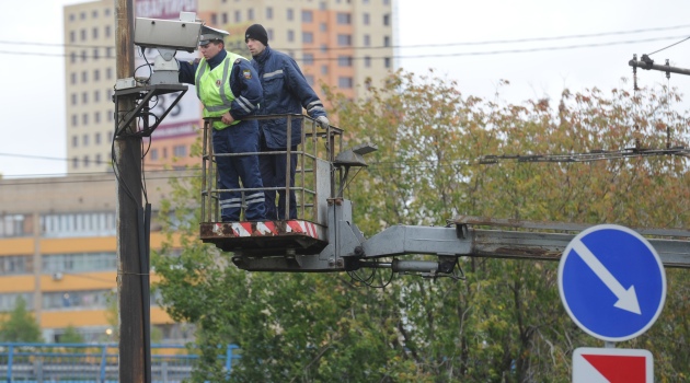 Moskova trafiğinde kameralar aktif, 22 milyon ceza makbuzu postada