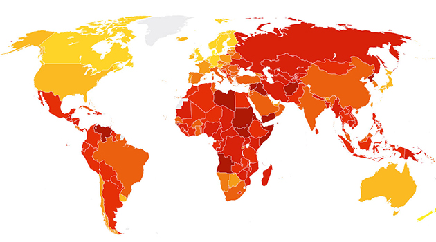 Yolsuzluk Algı Endeksi’nde Rusya ve Türkiye kaçıncı sırada?