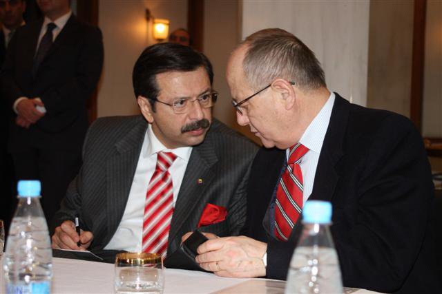 Rusya'da Türk iş adamları ile buluşma